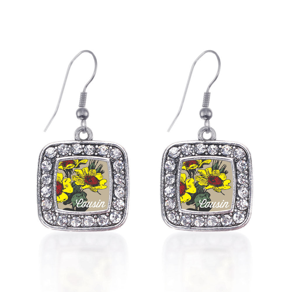 Cousin Coreopsis Flower Square Charm