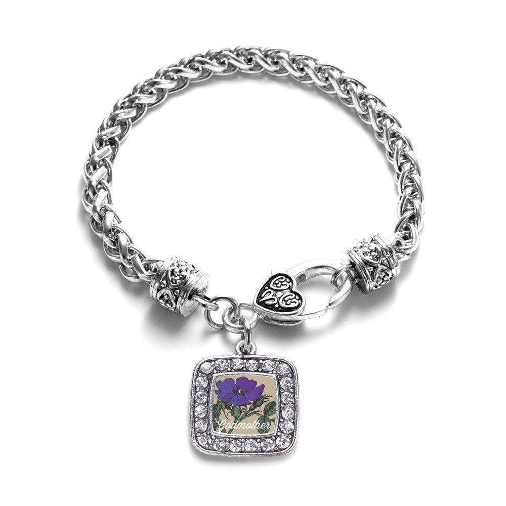 God Mother Violet Square Charm
