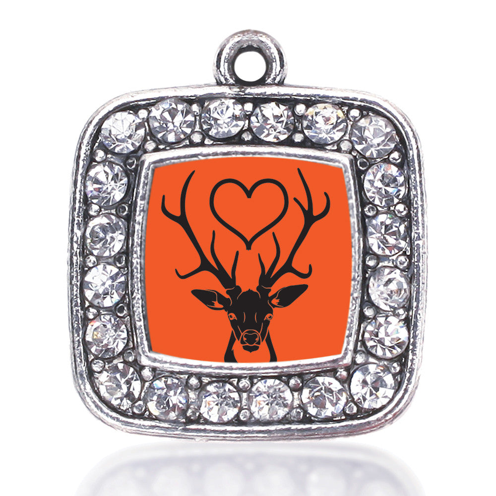 Deer Season Square Charm