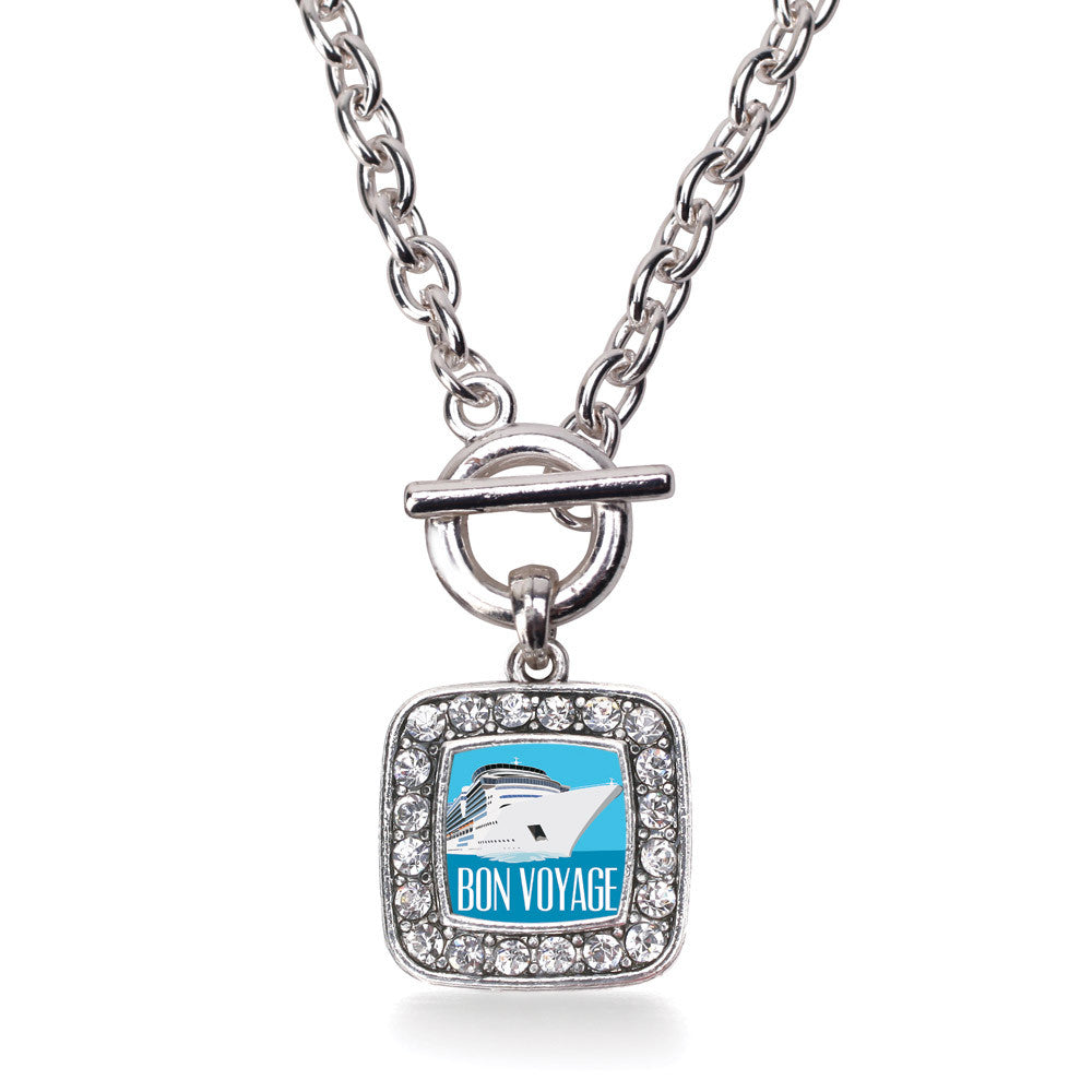 Bon Voyage Cruise Ship Square Charm