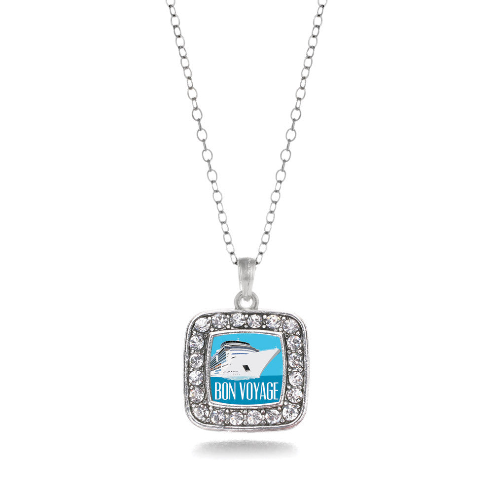 Bon Voyage Cruise Ship Square Charm