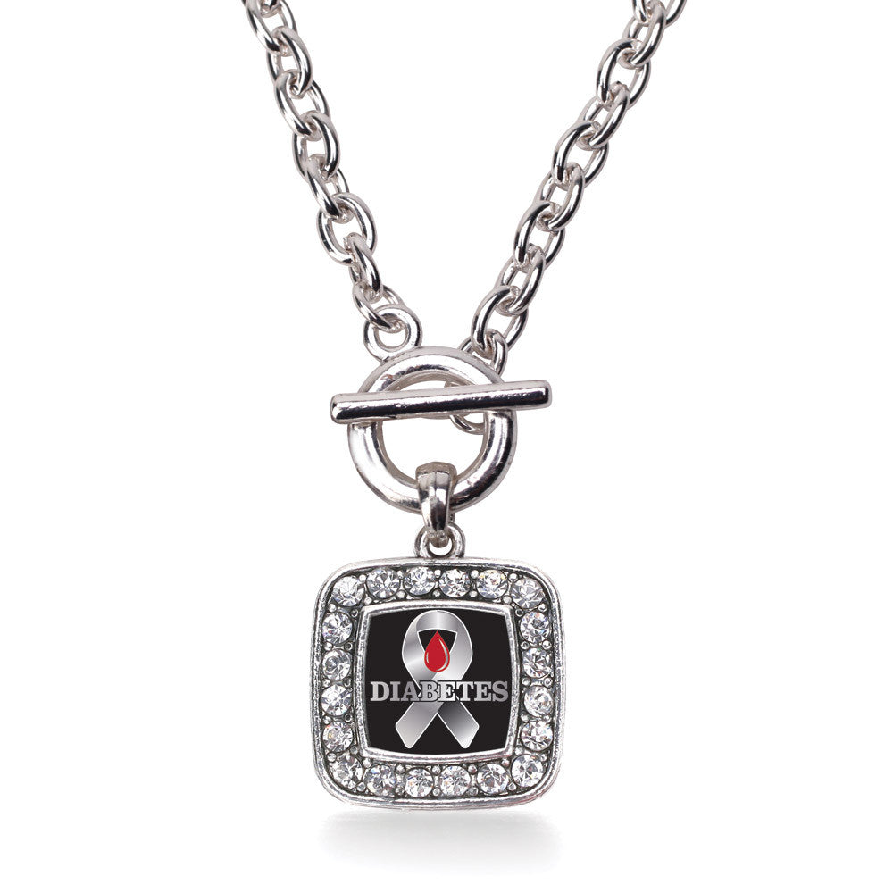 Diabetes Awareness Square Charm
