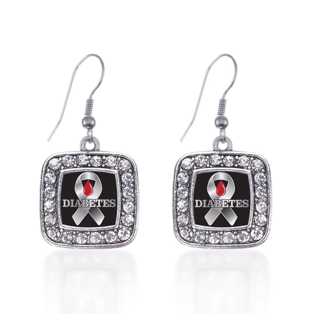 Diabetes Awareness Square Charm