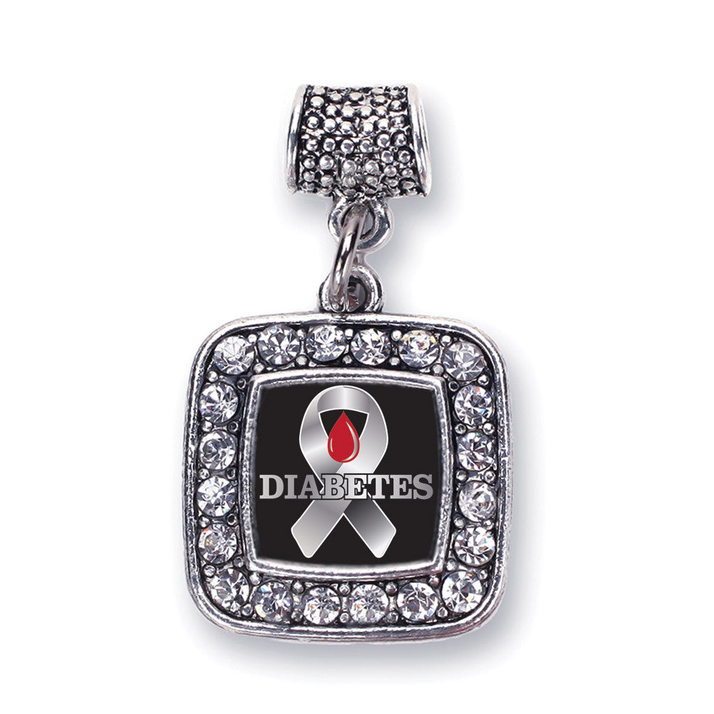 Diabetes Awareness Square Charm