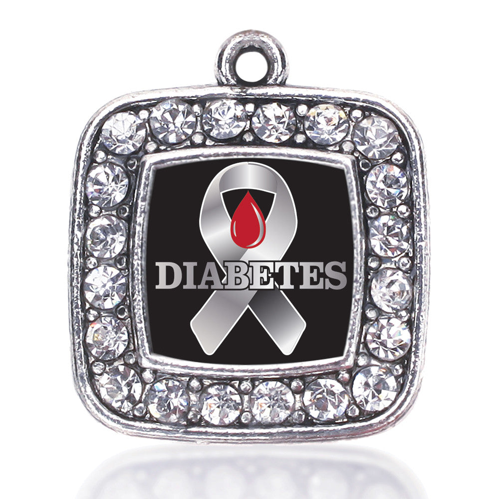 Diabetes Awareness Square Charm