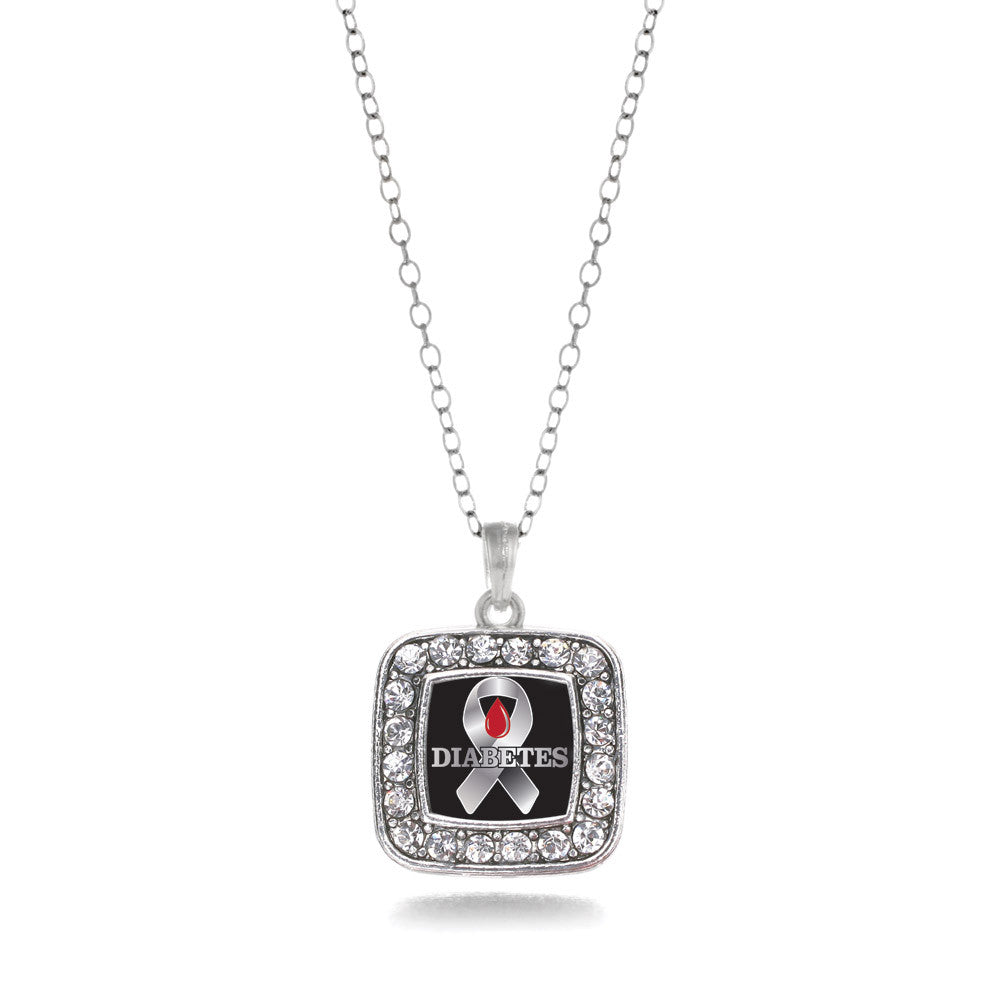 Diabetes Awareness Square Charm