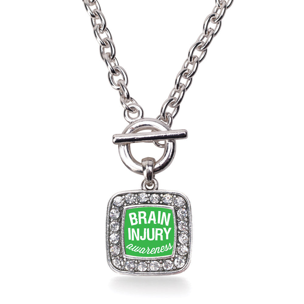 Brain Injury Awareness  Square Charm