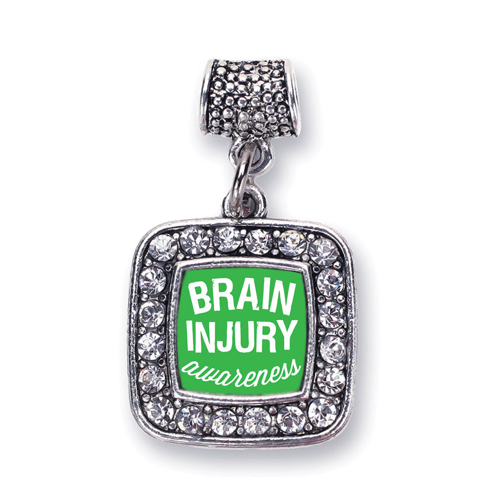 Brain Injury Awareness  Square Charm