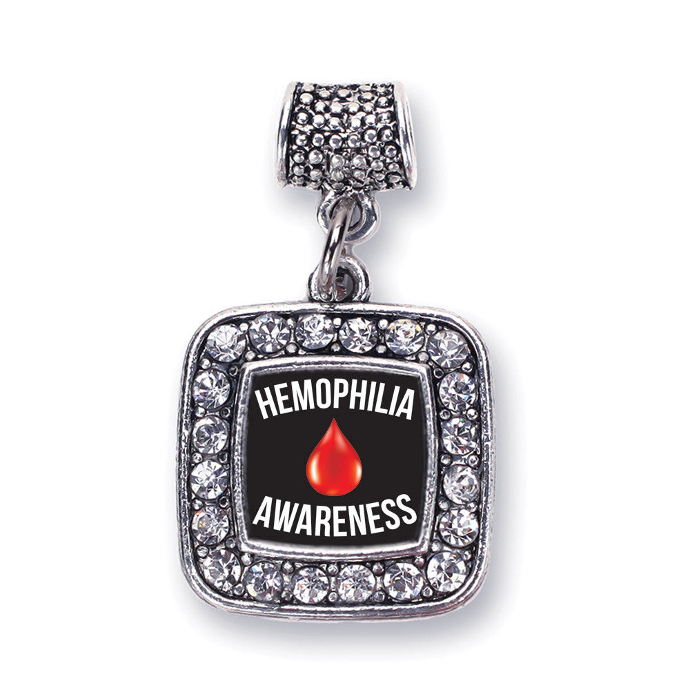 Hemophilia Awareness Square Charm