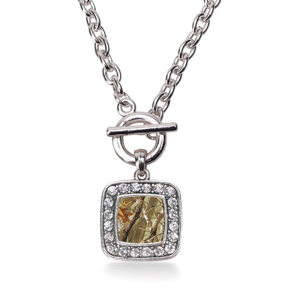 Brown Hunting Pattern Square Charm