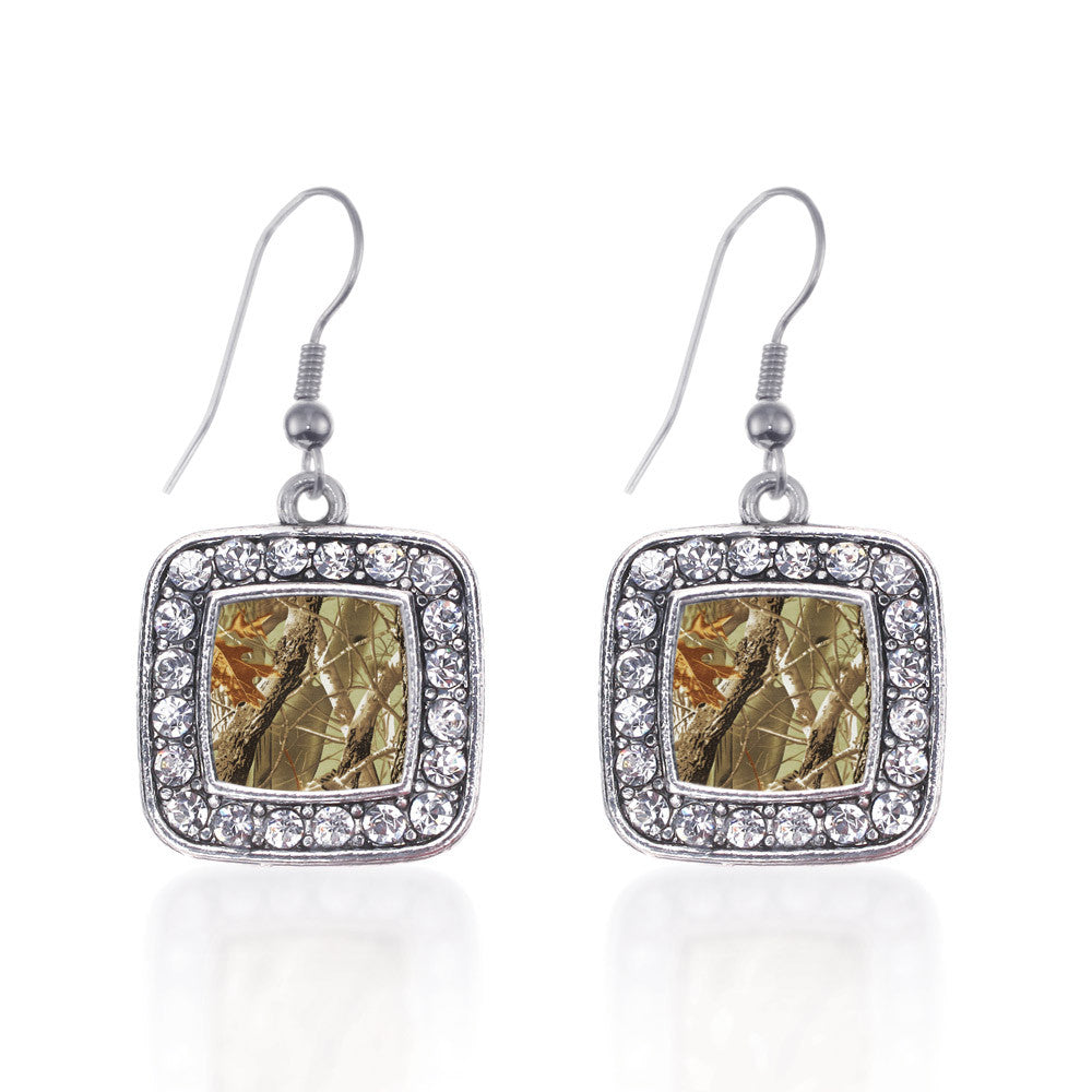 Brown Hunting Pattern Square Charm