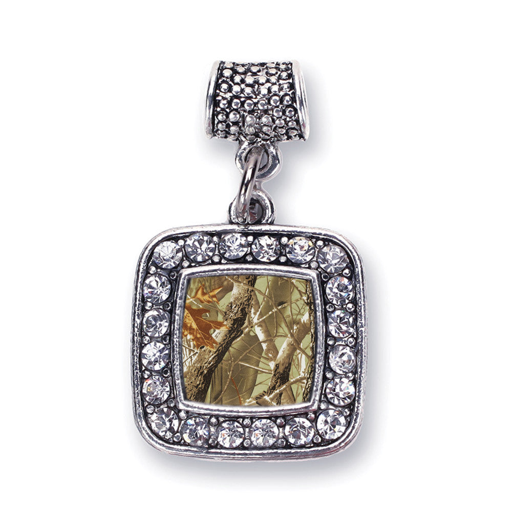 Brown Hunting Pattern Square Charm