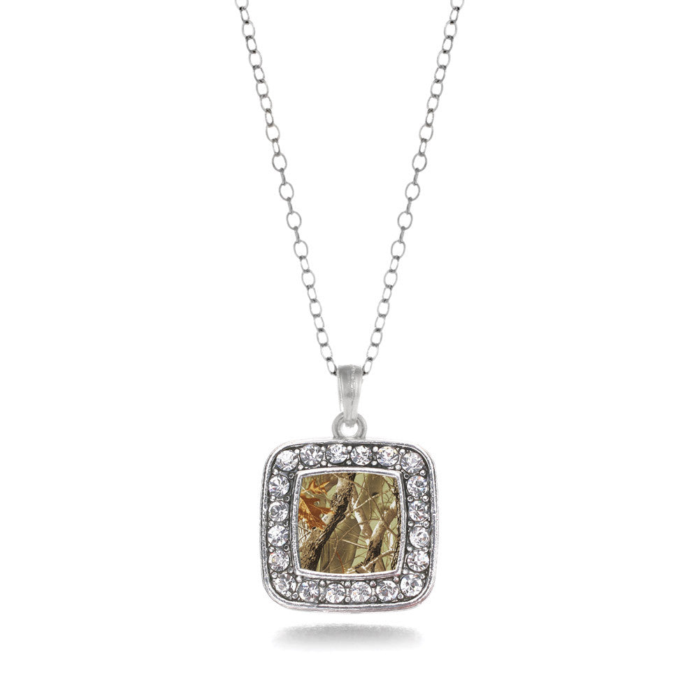 Brown Hunting Pattern Square Charm