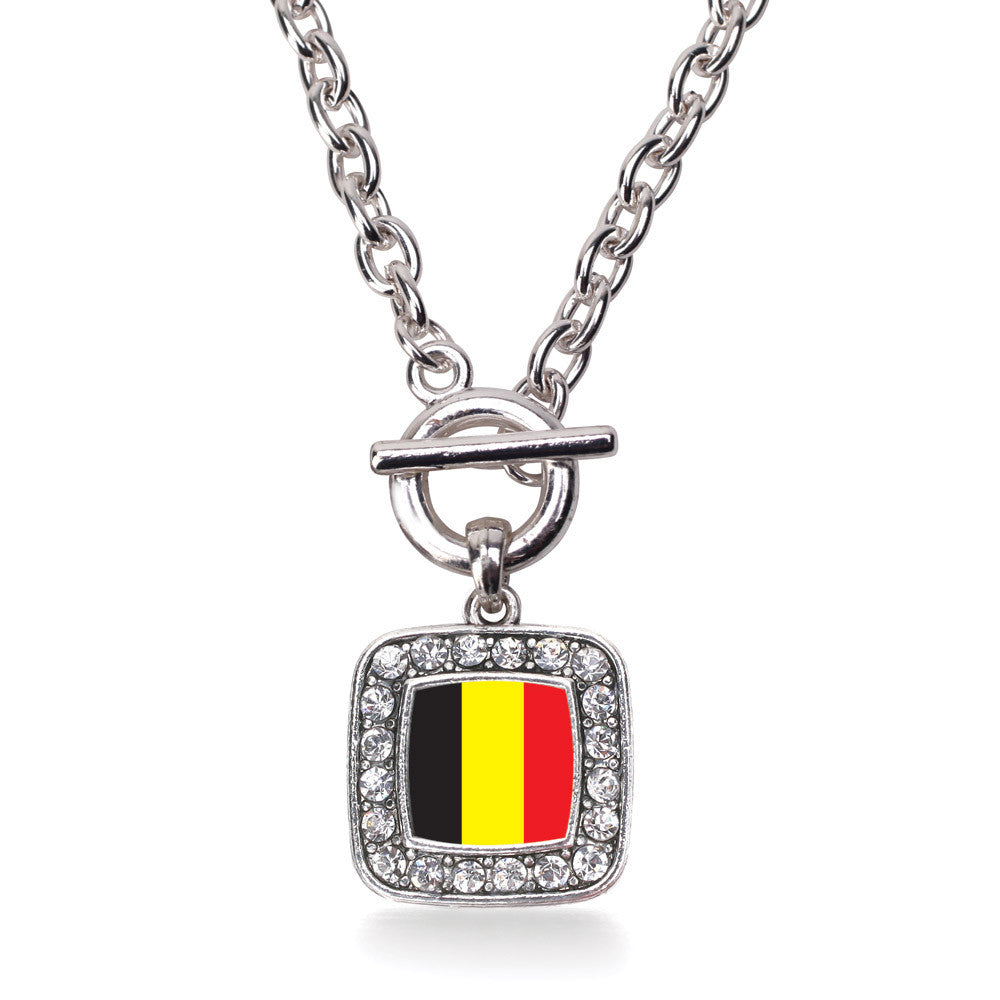 Belgium Flag Square Charm