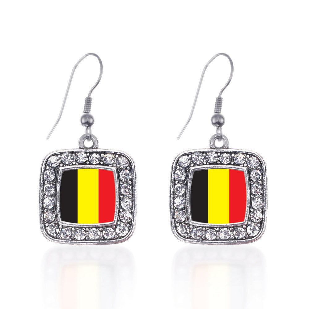 Belgium Flag Square Charm