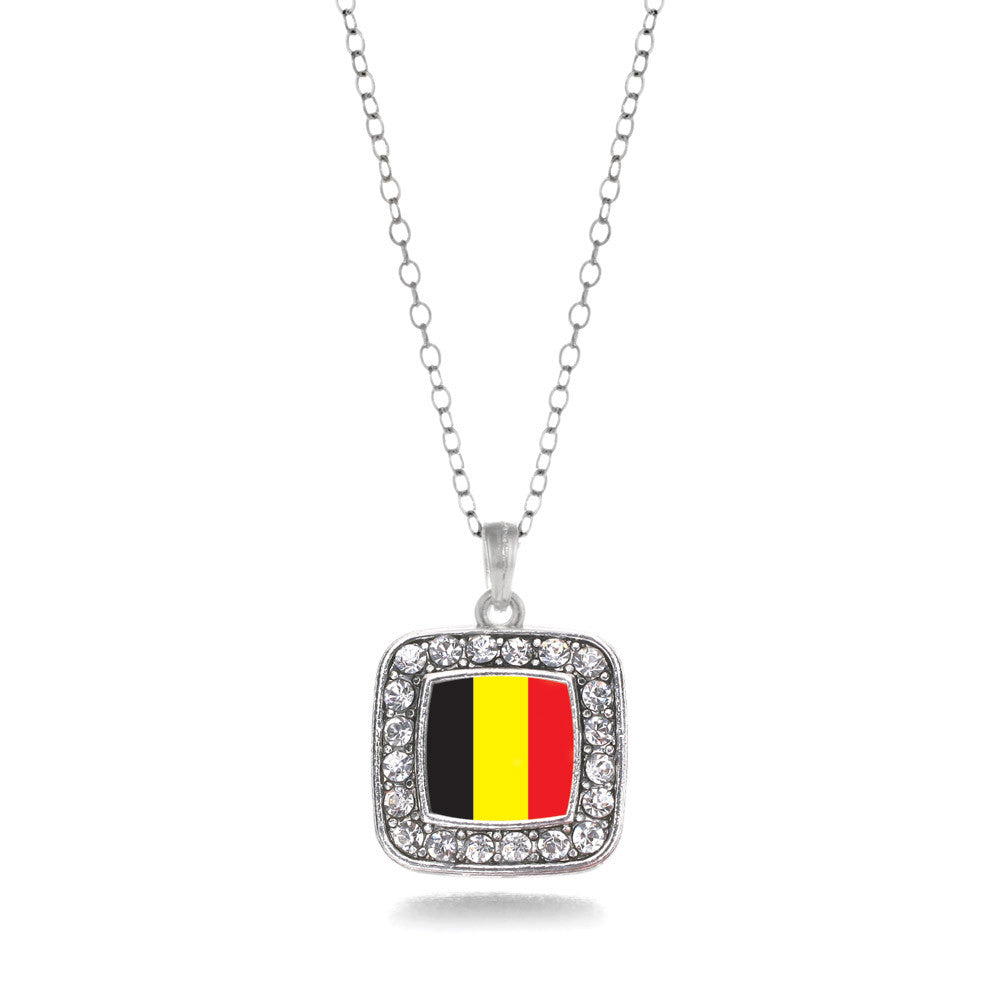 Belgium Flag Square Charm