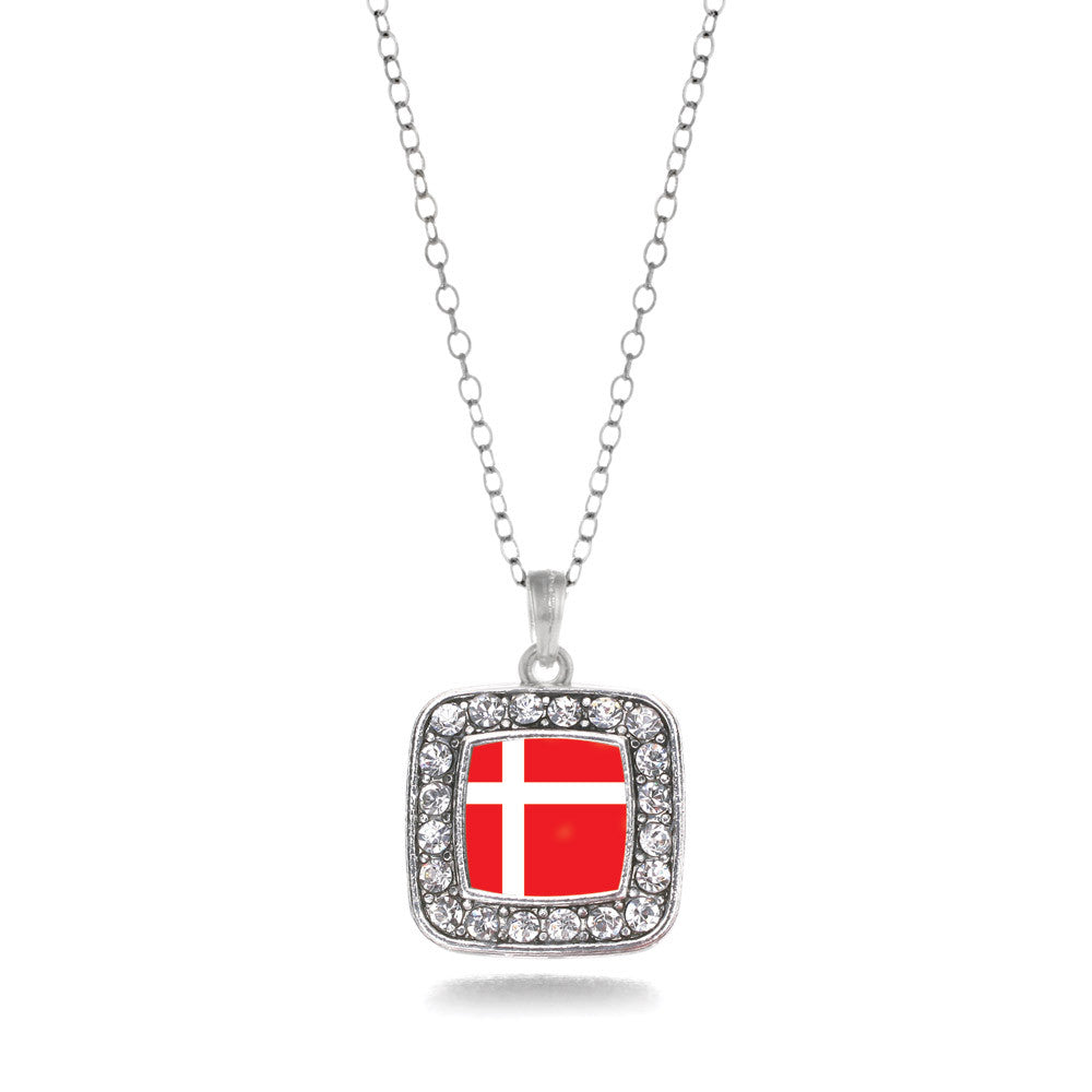 Denmark Flag Square Charm