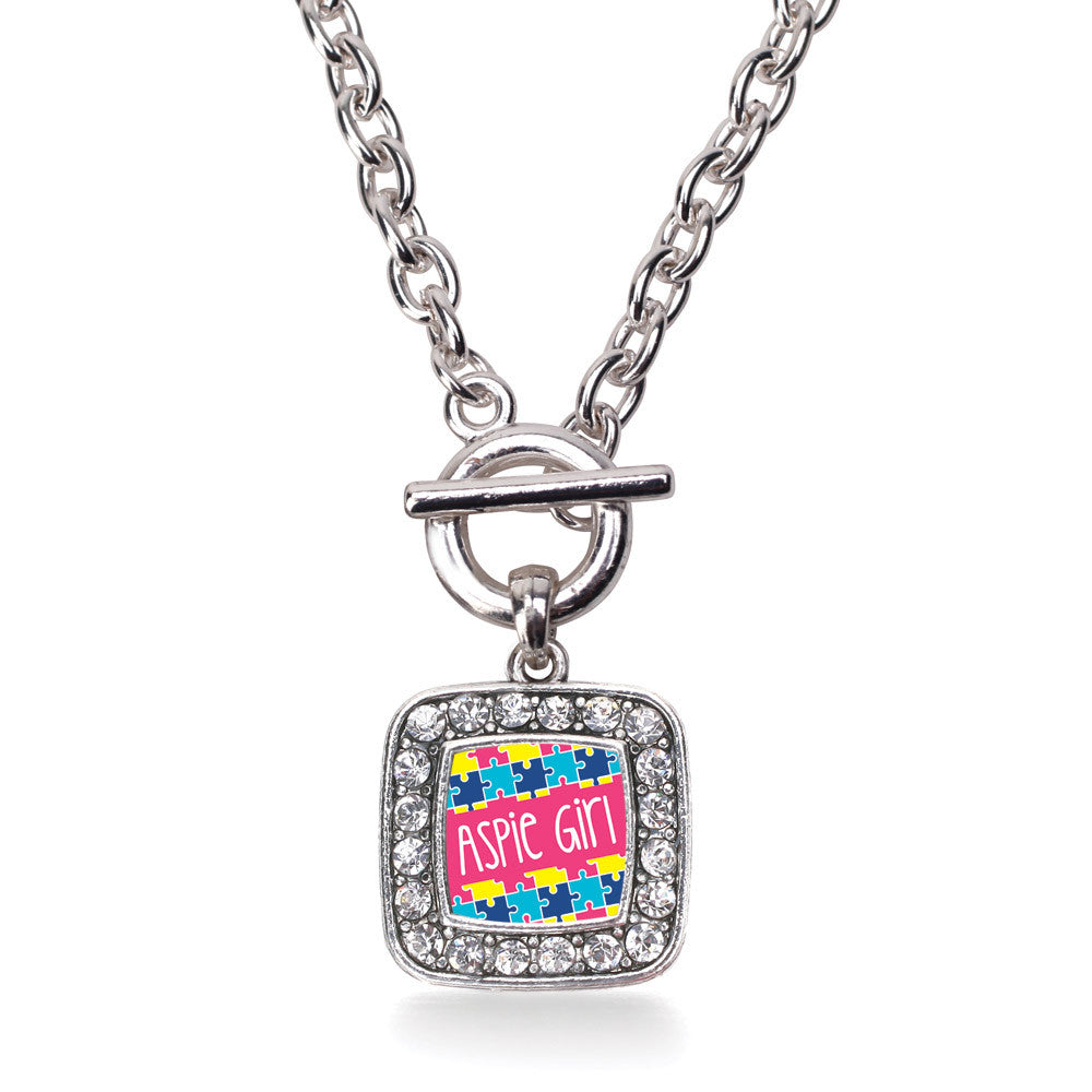 Aspie Girl Square Charm