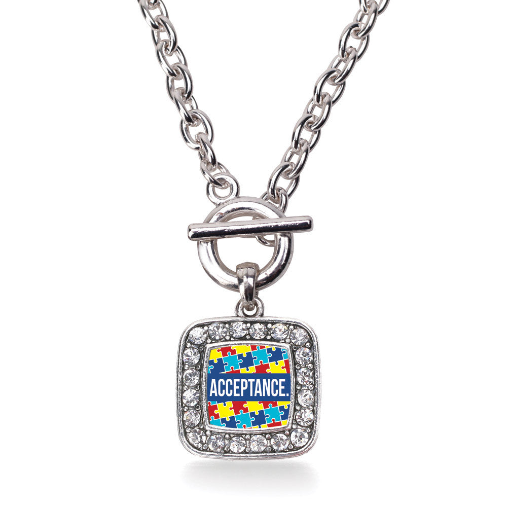 Autism Acceptance Square Charm