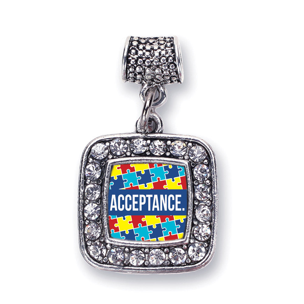 Autism Acceptance Square Charm