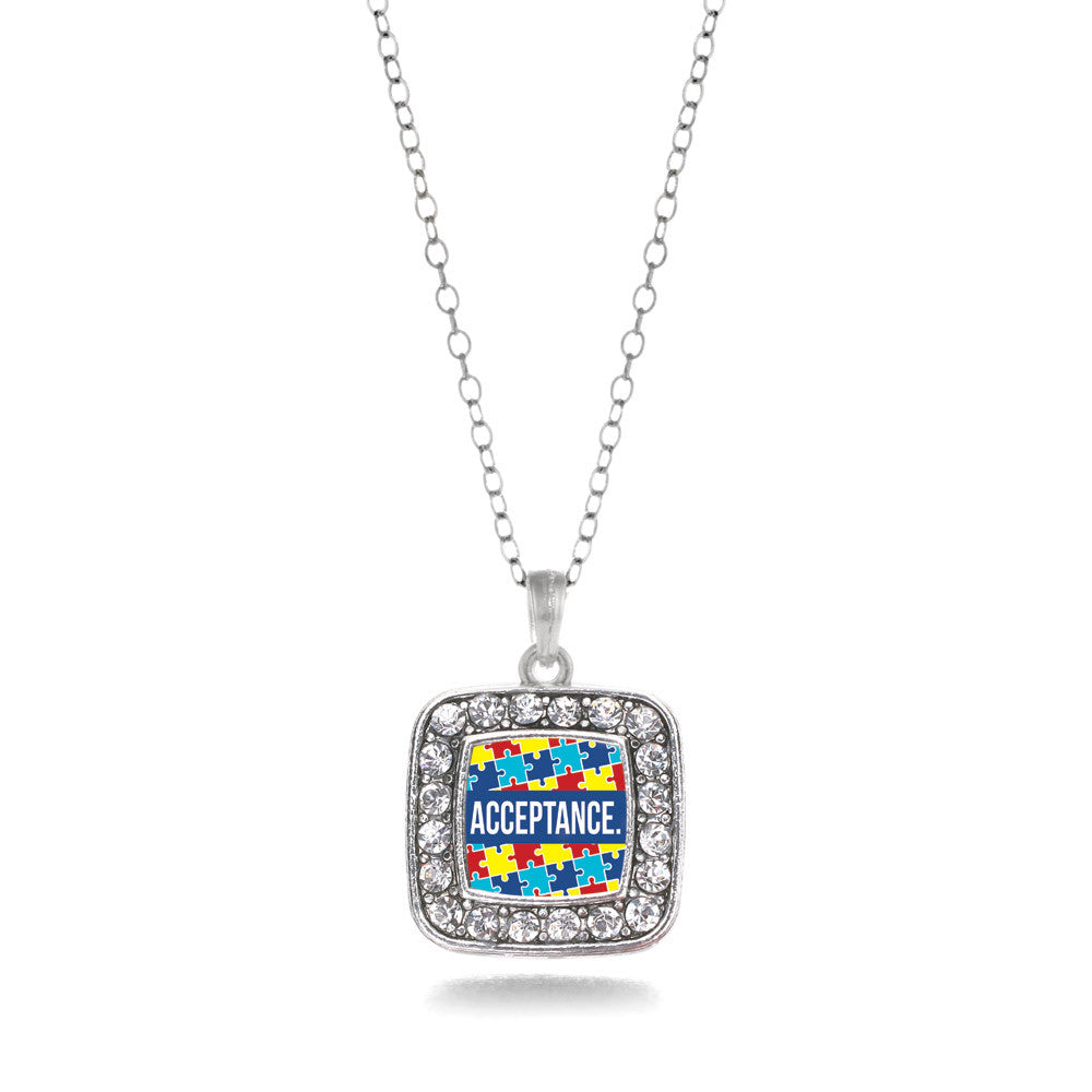 Autism Acceptance Square Charm