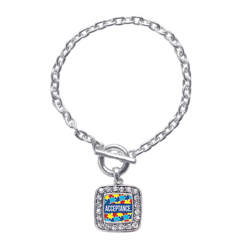 Autism Acceptance Square Charm