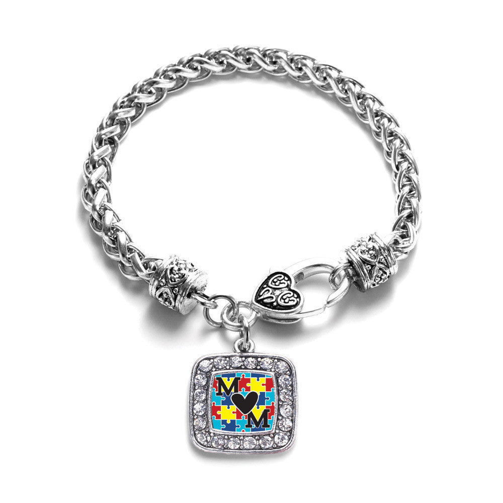Autism Mom Square Charm