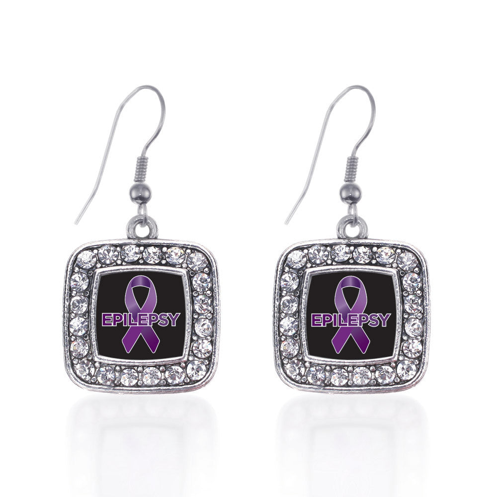 Epilepsy Awareness Square Charm