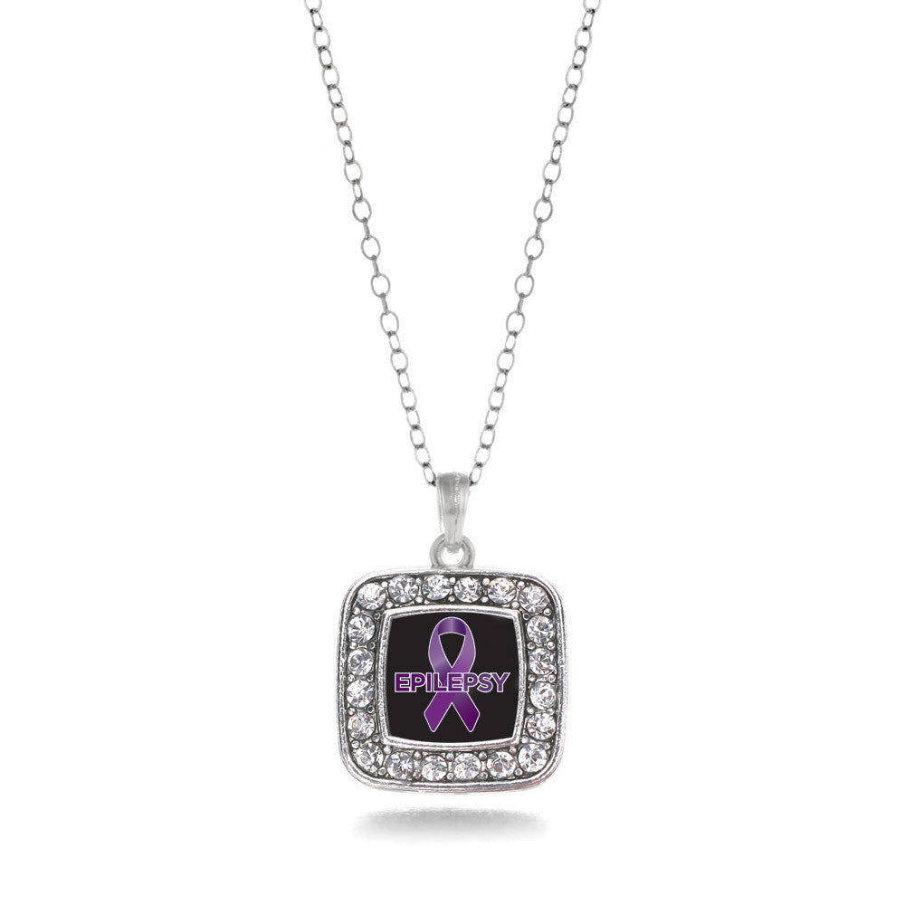 Epilepsy Awareness Square Charm