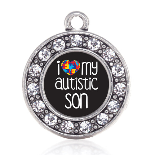 I Love My Autistic Son Circle Charm
