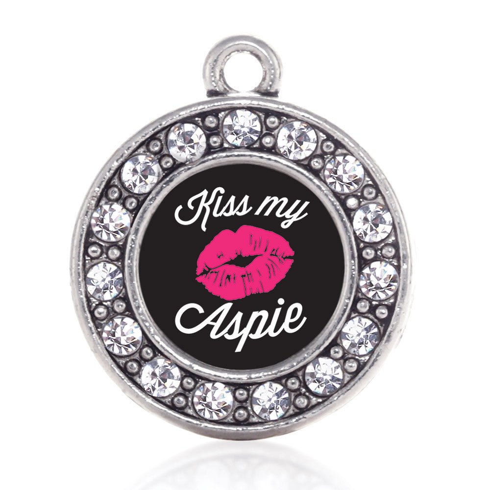 Kiss My Aspie Circle Charm