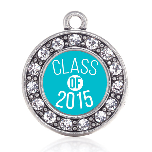Class of 2015 Teal Circle Charm