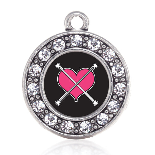 Baton Twirling  Circle Charm