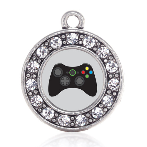 Gamer Girl Circle Charm