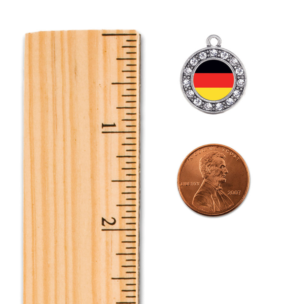 German Flag Circle Charm