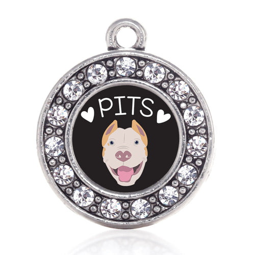 Pit Bull Lover Circle Charm