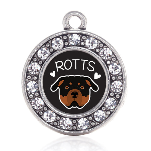 Rottweiler Lover Circle Charm