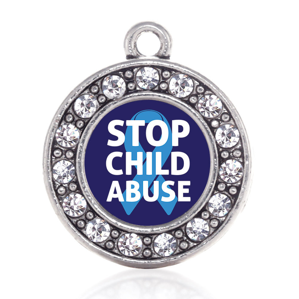 Stop Child Abuse Circle Charm