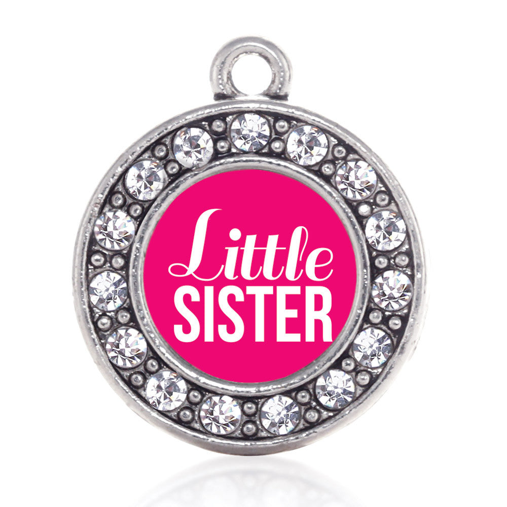 Little Sister Circle Charm