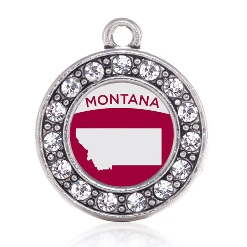 Montana Outline Circle Charm