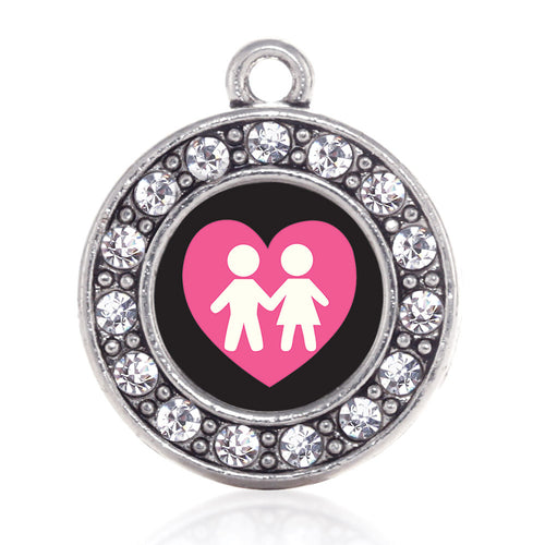 Love My Kids Circle Charm