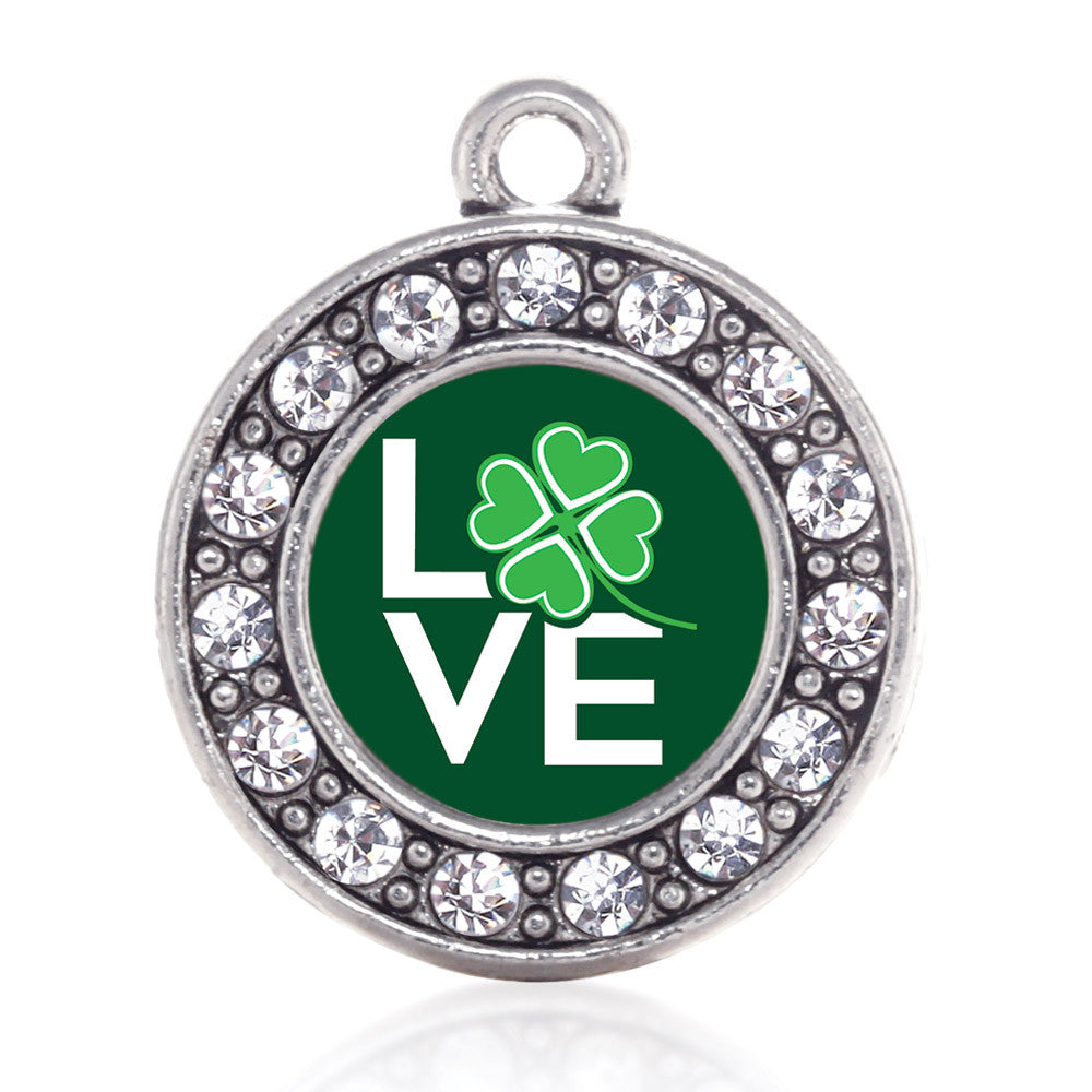 Lucky Clover Of Love Circle Charm