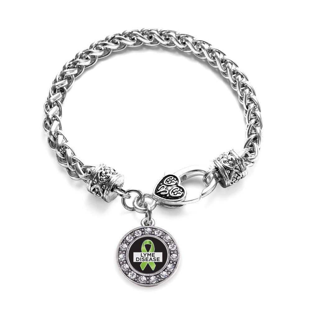 Lyme Disease Support and Awareness Circle Charm