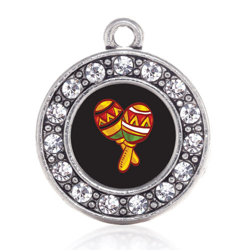 Maracas Circle Charm