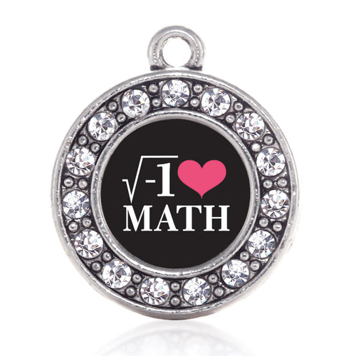 Math Nerd Circle Charm