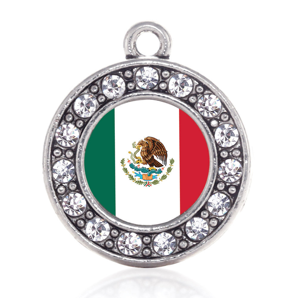 Mexican Flag Circle Charm