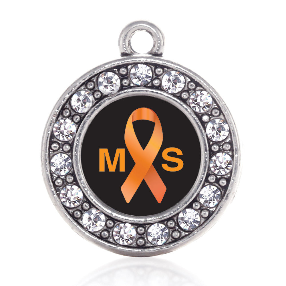 Multiple Sclerosis Awareness Circle Charm