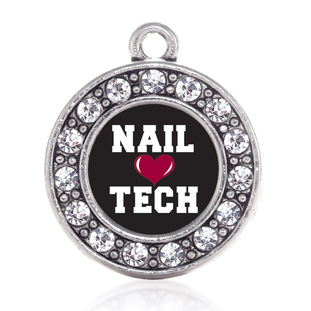 Nail Tech Circle Charm