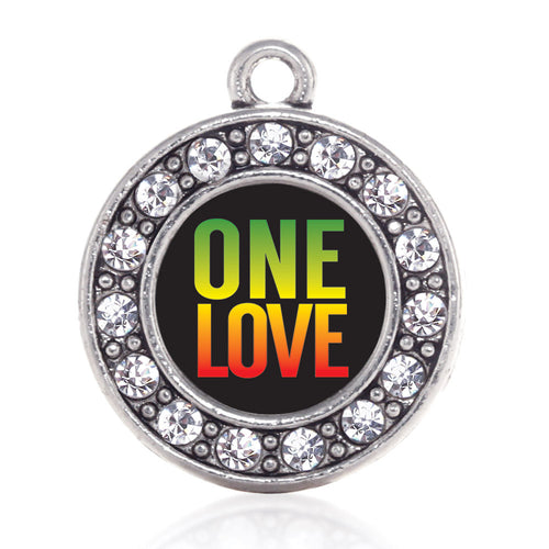 One Love Circle Charm