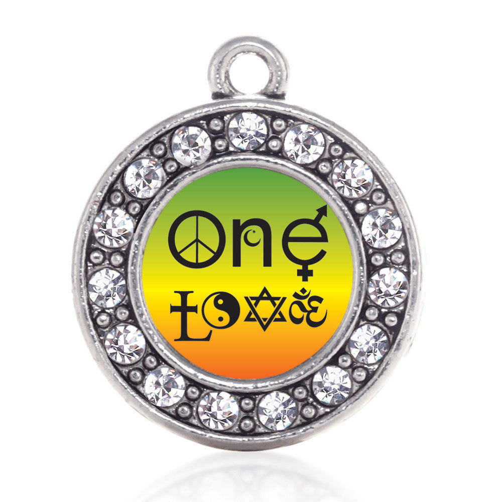 One Love Coexist Circle Charm